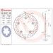 ZAVORNI DISK BREMBO 68B407G0 FIX