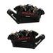 PAIR OF FRONT RADIAL BRAKE CALIPERS + BRAKET ACCOSSATO KITA28 FOR HARLEY DAVIDSON