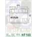 OLJNI FILTER HIFLOFILTRO HF160