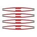 RIM STRIP PUIG 21833R RDEČ SET OF 8 RIM STRIPS