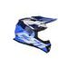 MOTOCROSS HELMET CASSIDA CROSS CUP TWO BLUE/ DARK BLUE/ WHITE XS