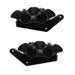 PAIR OF FRONT RADIAL BRAKE CALIPERS + BRAKET ACCOSSATO KITA28 FOR HARLEY DAVIDSON