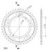 VERIŽNI SET D.I.D CHAIN - ZLAT CHAIN 530 VX, X-RING (X, NX, QX, XS), CHK FRONT SPROCKET JT CHK RUBBER CUSHIONED, CHK REAR SPROCKET SUPERSPROX ZA SUZUKI GSX-R 1000 2001-2006