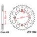 VERIŽNI SET EK - SREBRNA CHAIN 428 SRO, O-RING, CHK FRONT SPROCKET JT, CHK REAR SPROCKET JT ZA HONDA CRF 125 F 2015-2025