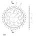 VERIŽNI SET D.I.D CHAIN - SREBRNA CHAIN 530 VX, X-RING (X, NX, QX, XS), CHK FRONT SPROCKET JT CHK RUBBER CUSHIONED, CHK REAR SPROCKET SUPERSPROX ZA HONDA CB 1100 R 1982-1983