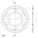 VERIŽNI SET D.I.D CHAIN - SREBRNA CHAIN 520 ZVM-X, X-RING (X, NX, QX, XS), CHK FRONT SPROCKET JT CHK RUBBER CUSHIONED, CHK REAR SPROCKET SUPERSPROX STEALTH ZA YAMAHA MT-03 320 2016-2024