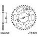 ZADNJI VERIŽNIK (ZOBNIK) JT JTR 478-45ZBK 45T, 520 BLACK ZINC