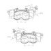 RADIAL BILLET 2-PIECE CALIPER ACCOSSATO PZ011 - DISTANCE 100 MM PISTON IN ALUMINIUM