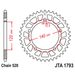 ALUMINIJASTI ZADNJI VERIŽNIK (ZOBNIK) JT JTA 1793-45BLK 45T, 520 ČRN