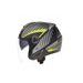 JET HELMET CASSIDA MAGNUM BLACK MATT/ GREY/ YELLOW FLUO L