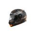 FULL FACE HELMET CASSIDA APEX FUSION BLACK MATT/ ORANGE/ WHITE XS