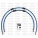 RACE FRONT BRAKE HOSE KIT VENHILL POWERHOSEPLUS YAM-12007FB-SB (2 CEVI V KOMPLETU) SOLID BLUE HOSES, BLACK FITTINGS
