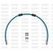 STANDARD FRONT BRAKE HOSE KIT VENHILL POWERHOSEPLUS TRI-8003FB-TB (3 CEVI V KOMPLETU) TRANSLUCENT BLUE HOSES, BLACK FITTINGS