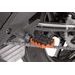 FOOTPEGS WITHOUT ADAPTERS PUIG ENDURO 7587T ORANŽNA WITH RUBBER
