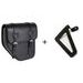 LEATHER SADDLEBAG CUSTOMACCES IBIZA APM001N ČRNA RIGHT, WITH UNIVERSAL SUPPORT