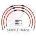STANDARD FRONT BRAKE HOSE KIT VENHILL POWERHOSEPLUS TRI-9005FB-RD (3 CEVI V KOMPLETU) RED HOSES, BLACK FITTINGS