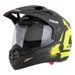 MOTOCROSS HELMET CASSIDA TOUR 2.0 CREW BLACK MATT/YELLOW FLUO 2XL