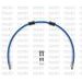 STANDARD FRONT BRAKE HOSE KIT VENHILL POWERHOSEPLUS TRI-8003FB-SB (3 CEVI V KOMPLETU) SOLID BLUE HOSES, BLACK FITTINGS