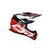 MOTOCROSS HELMET CASSIDA CROSS CUP TWO RED/ WHITE/ BLACK XS