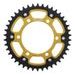 VERIŽNI SET EK - ZLAT CHAIN 525 ZVX, X-RING (X, NX, QX, XS), CHK FRONT SPROCKET JT CHK RUBBER CUSHIONED, CHK REAR SPROCKET SUPERSPROX STEALTH ZA TRIUMPH SPEED TWIN 1200 2019-2024
