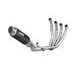 FULL EXHAUST SYSTEM MIVV GP PRO H.072.LXBP BLACK STAINLESS STEEL