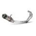 FULL EXHAUST SYSTEM 3X1 MIVV OVAL Y.054.L4C TITANIUM / CARBON CAP