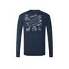 Triko super.natural DR Skiing Gear blue iris mel./feat.grey/illum.