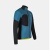 Pánská technická bunda Montura Traccia Octa maglia steel blue sunny lime