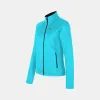 Dámská fleecová mikina Montura Fadis Grid Maglia turquoise