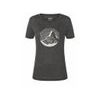 Dámské triko super.natural KR Mountain Mandala Tee pirate grey mel./feather grey/gold