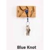 Věšák na klíče Fujfuj Mini 2 Oak Wood Blue Knut