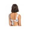 Dvoudílné plavky - horní díl Roxy Printed Beach Classic Long Triangle Bright White