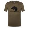 Triko super.natural KR Skiing Bear Tee olive night mel./jet black