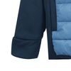 Dětská bunda Color Kids Hybrid Fleece W. Hood, coronet blue