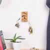 Věšák na klíče Fujfuj Mini 2 Oak Wood Black Nut