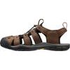 Sandále Keen Clearwater CNX Leather M dark earth/black