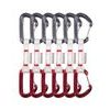 Set expresek Ocún Hawk QD Wire BIO-DYN-RING 15mm 10cm 6-pack red