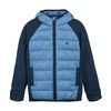 Dětská mikina Color Kids Hybrid Fleece W. Hood, coronet blue