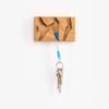 Věšák na klíče Fujfuj Mini 2 Oak Wood Blue Nut