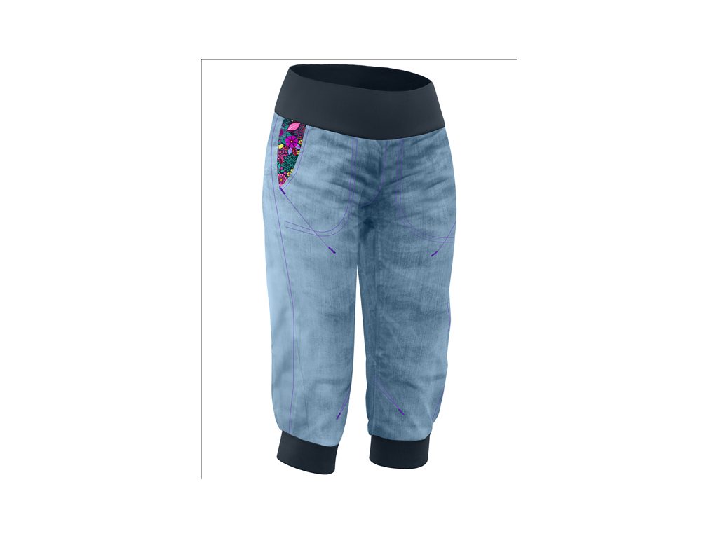 Namche.cz - Dámské 3/4 kalhoty Crazy Idea Kimera light jeans - Crazy Idea -  Kalhoty a kraťasy - Oblečení - Outdoor in one door