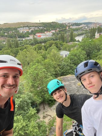 Závěrečná lekce ve školním roce 2025_26 climbing klub a trénink