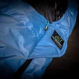 Spacák Kwak Ropucha P185cm Nano zelená/modrá I-zip + krycí léga