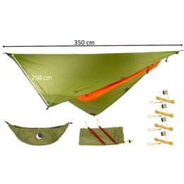 Spacák Warmpeace Viking 300 195cm green/grey/black