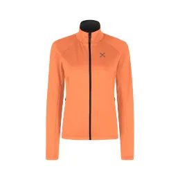 Dámská fleecová mikina Montura Fadis Grid Maglia melon