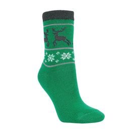 Ponožky RS Norský vzor zelené