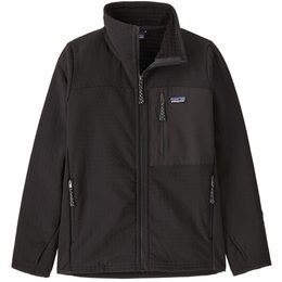 Juniorská mikina Patagonia R2 TechFace Jkt BLK
