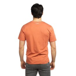 Pánská bavlněná mikina Chillaz Sapporo Mountain Logo Hoody ochre