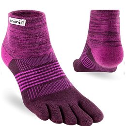 Prstové ponožky Injinji Run NoShow Coolmax royal yellow