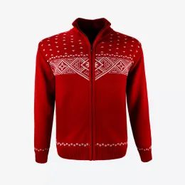 Svetr Kama Merino 4065 červená