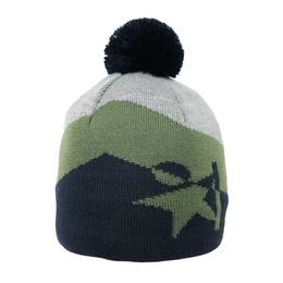 Čepice Warmpeace Lucky navy/green/grey